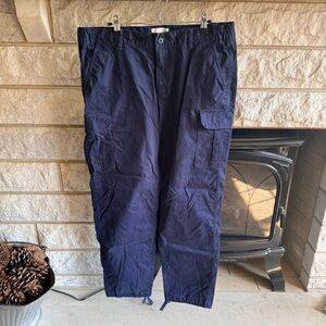 Free Assembly Navy Blue Men's Cargo Pants Large